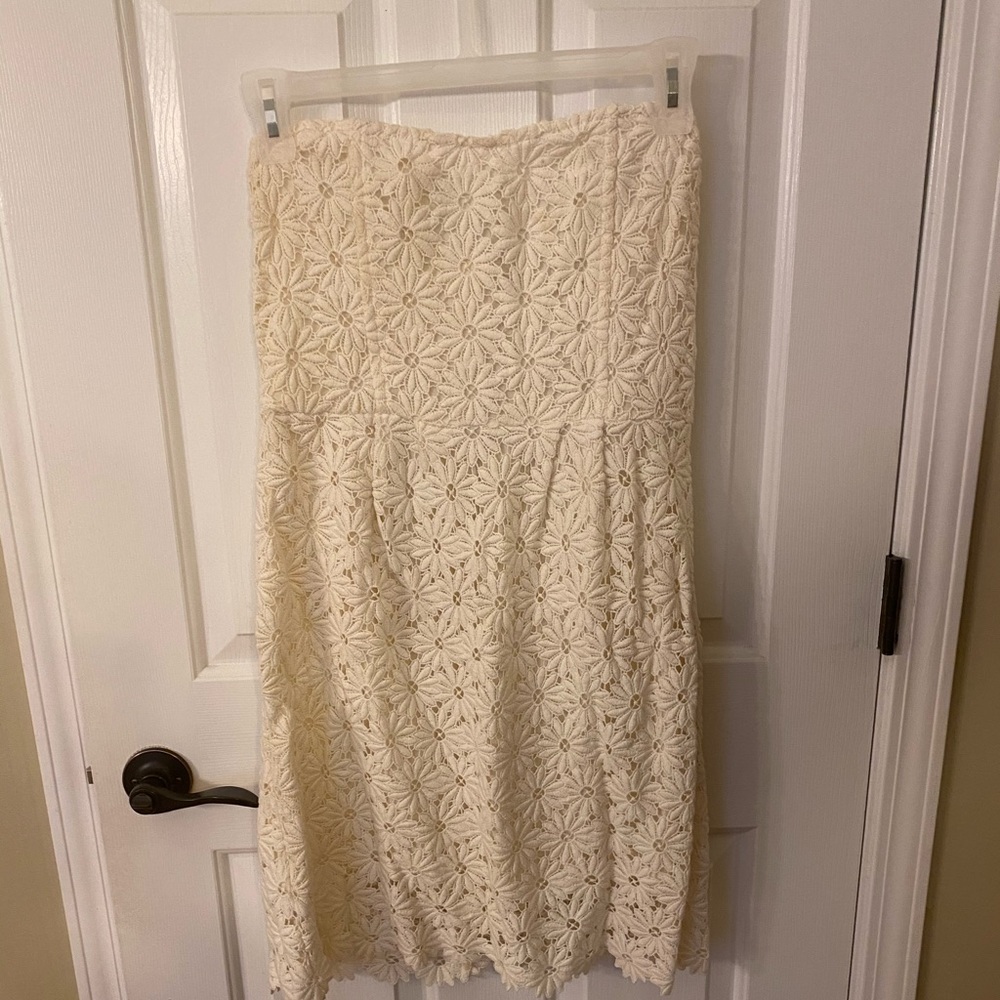 White eyelet dress